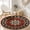 Color 3, variant on SPXUBZ Velvet Round Area Rug Dark Red Green Vintage Oriental Palace Circular Floor Mat Soft Non-Slip Accent Carpet for Living Room Bedroom Vintage Boho Home Decor Throw Rug
