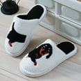 thumbnail image 5 of LIJCC Womens Mens Cartoon Dachshund Slippers Cute Dog Cozy Plush Fuzzy Warm Slip-on House Shoes Indoor Outdoor Plush Couple House Shoes Slippers, 5 of 9