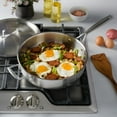 thumbnail image 4 of Babish Tri-Ply Saute Pan with Lid, Suitable for Induction and 500F Heat, 5-Quart, 4 of 5