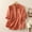 Orange, variant on Fesfesfes Women's Embroidered Shirt Label-Collar 3/4 Loose Flowy Puffed Sleeves Lightweight Breathable Fabric for Casual Fall Summer Wear(Pink#4,M)