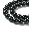 thumbnail image 3 of 1Strand Natural Black Onyx Round Beads Strand Dyed Black 12mm Hole: 1mm about 32pcs/strand 15.74 inch, 3 of 4