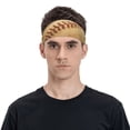 thumbnail image 2 of Daiia Vintage Baseball printed Men's Performance Headband,Sports Headbands,Moisture Wicking Workout Headband, 2 of 9