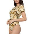 thumbnail image 2 of Naloa Wild West Cowboy Women's Short-Sleeved Onesie, One-Piece Swimsuit for Parties, dates, clubs - Medium, 2 of 9
