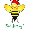 thumbnail image 3 of CafePress - Bee Merry Large Mug - 15 oz Ceramic Large White Novelty Mug, 3 of 4