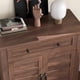 thumbnail image 5 of Gabinete de Almacenamiento Rústico de 31.5 Pulgadas con 3 Estantes Ajustables, Organizador Estilo Campestre con Puertas de Listones, Impermeable para Cocina, 5 of 6
