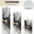 thumbnail image 4 of Black Gray Gold Marble Pattern Kitchen Rugs Sets Of 3,Kitchen Runner Rugs Non Skid Washable,Decorative Kitchen Floor Mats for Kitchen,Sink,Laundry,17"x30"+ 17"x47" + 17"x59", 4 of 6