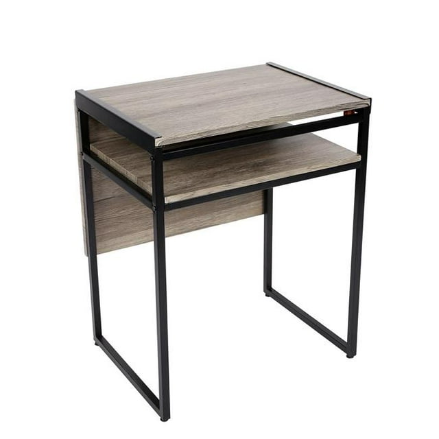 SpaceMaster SMT-08D-BL Small Space Desk & Dining Table in Black