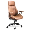 thumbnail image 1 of Silla Escritorio Ejecutiva Alpha Ergonómica Ajustable en Color Café X-Pross XP-SEIPABW, 1 of 7