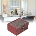 thumbnail image 4 of Vintage Jewelry Box, Jewelry Box Sophisticated Workmanship Multifunctional Retro Old Treatment Exquisite Flower Pattern  For Storage For Decoration For Props, 4 of 8