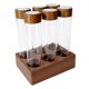 thumbnail image 1 of Contenedores de café con estante con rejilla de exhibición con válvulas de ventilación superiores Café transparente 22g, 1 of 9