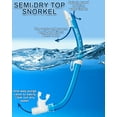 thumbnail image 5 of Reef Tourer Adult Single-Window Mask & Snorkel Combo Set, Clear Blue, 5 of 7