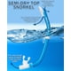 thumbnail image 2 of Reef Tourer Máscara y Snorkel de una Sola Ventana para Niños de 4 a 9 Años, Azul Transparente, 2 of 6