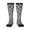 2 Black-1, variant on Women's Knee High Socks Soccerballs Pattern Outdoor Casual Tube Socks