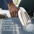 thumbnail image 6 of Conair Handheld Garment Steamer for Clothes, Turbo ExtremeSteam 1875W Fabric Steamer, Portable Handheld Design, Strong Penetrating Steam, White/Champagne, 6 of 11