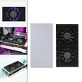 thumbnail image 4 of Radiador de trasera GPU con ventidor Dual PWM disipador ventidores de refrigeración para de Macarena Radiador de placa posterior GPU, 4 of 8