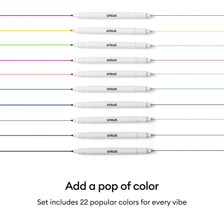 Cricut Joy Permanente Markers | Zwart | 3-Pack | voor gebruik met Cricut Joy