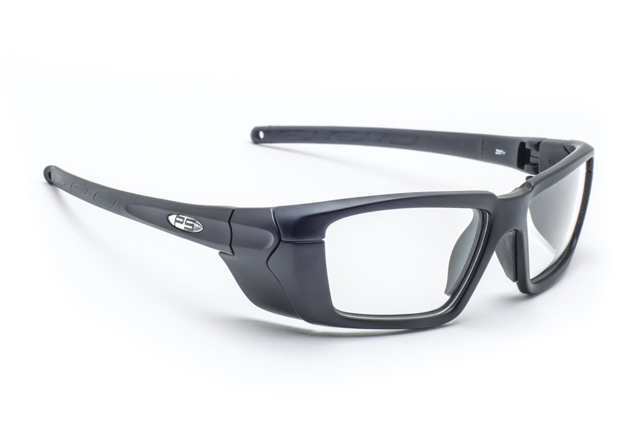 Black Designer Radiation Leaded Protective Eyewear in Full Rim Plastic Frame 54/34-18-130mm Phillips Safety 