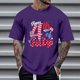 thumbnail image 1 of Tops para hombre, blusas y camisas de cuello redondo y manga corta para hombre, tops casuales de cuello redondo y manga corta con estampados especiales para hombre., 1 of 5