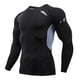 thumbnail image 5 of Sonducket Ropa interior térmica para hombre Deporte Medias de secado rápido Esquí de invierno Correr Capas de base cálidas Ropa deportiva 1609 gris,L 2piezas, 5 of 6