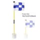 thumbnail image 2 of Greeniant Golf Flagstick Set Portátil Desmontable Ajustable Impermeable Lavable Colorido ABS Agujero Taza Poner Bandera Verde Amarillo Golf Blanco azul Greeniant OD021174-07, 2 of 6