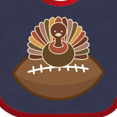 thumbnail image 4 of Inktastic Thanksgiving Football Turkey Boys Baby Bib, 4 of 4