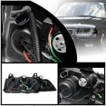 thumbnail image 2 of For 92-98 BMW 328i E36 4dr. Sonar DRL LED Projector Headlights (Black) YD-PRO-BMWE36-4D-DRL-BK, 2 of 2