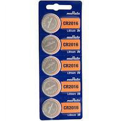 Sony Murata CR2016 3V Lithium Coin Battery - 5 Pack
