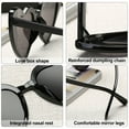 thumbnail image 3 of Gafas de sol grandes de la moda de la calle de las gafas de sol del marco del corazón del melocotón, hechas de PC, 3 of 5