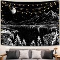thumbnail image 1 of Tapiz de Pared Zussun 122x91 cm Noche Estrellada Montaña, 1 of 7