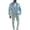 Green, variant on Mens Cargo Jacket Track Suit 2 Pieces Set Outfits Casual Multi Pockets Long Sleeve Button Up Jacket And Cargo Pants Set Green 3Xl