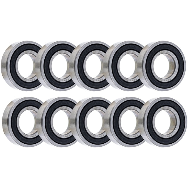 Niche Roulement de Roue 6003-2RKQE6 17x35x10mm Rainure Profonde à une Rangée 10 Pack 519-CBB2325R