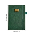 thumbnail image 3 of RXIRUCGD Imitation Cuir Anglais Couverture Rigide une Page par Jour 2025 Calendrier Planificateur, 3 of 6