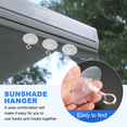 thumbnail image 4 of Stick Ceiling Hooks Heavy Duty Self-Adhesive Water Resistant Hooks for Ceiling Multifunctional Hooks for Wind Chimes, 4 of 7