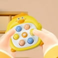 thumbnail image 4 of Yellow Mini Ducks Whack A Mole Toy With Push Game, Pressing Activity Parent Child Interactive Puzzle, 4 of 7