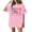 Pink, variant on Dweltoz 4th Of July Shirts for Women Short Sleeve Usa Print Tops Solid Color Plus Size Top Independence Day Crewneck Fashion Leisure 1776-2026 Tees,Wine 2XL