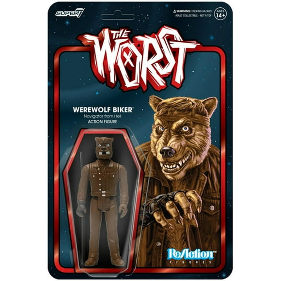 Super7 - The Worst - Reaction Wv4 (Scum Squad) - Werewolf Biker