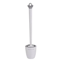 ZSBCMY Silicone Toilet Brush Plunger Set, Wall Mounted Flexible Cleaning Brush, Corner Cleaner with Cover, Perfect for Bathroom Use, Easy Installation, Quick-Drying