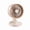 Khaki, variant on Small Desk Fan with Remote Control, 5 Wind Speeds, Quiet Brushless Motor, Oscillating Mini Table Fan, Portable Desktop Cooling Fan for Home Office Bedroom Dorm