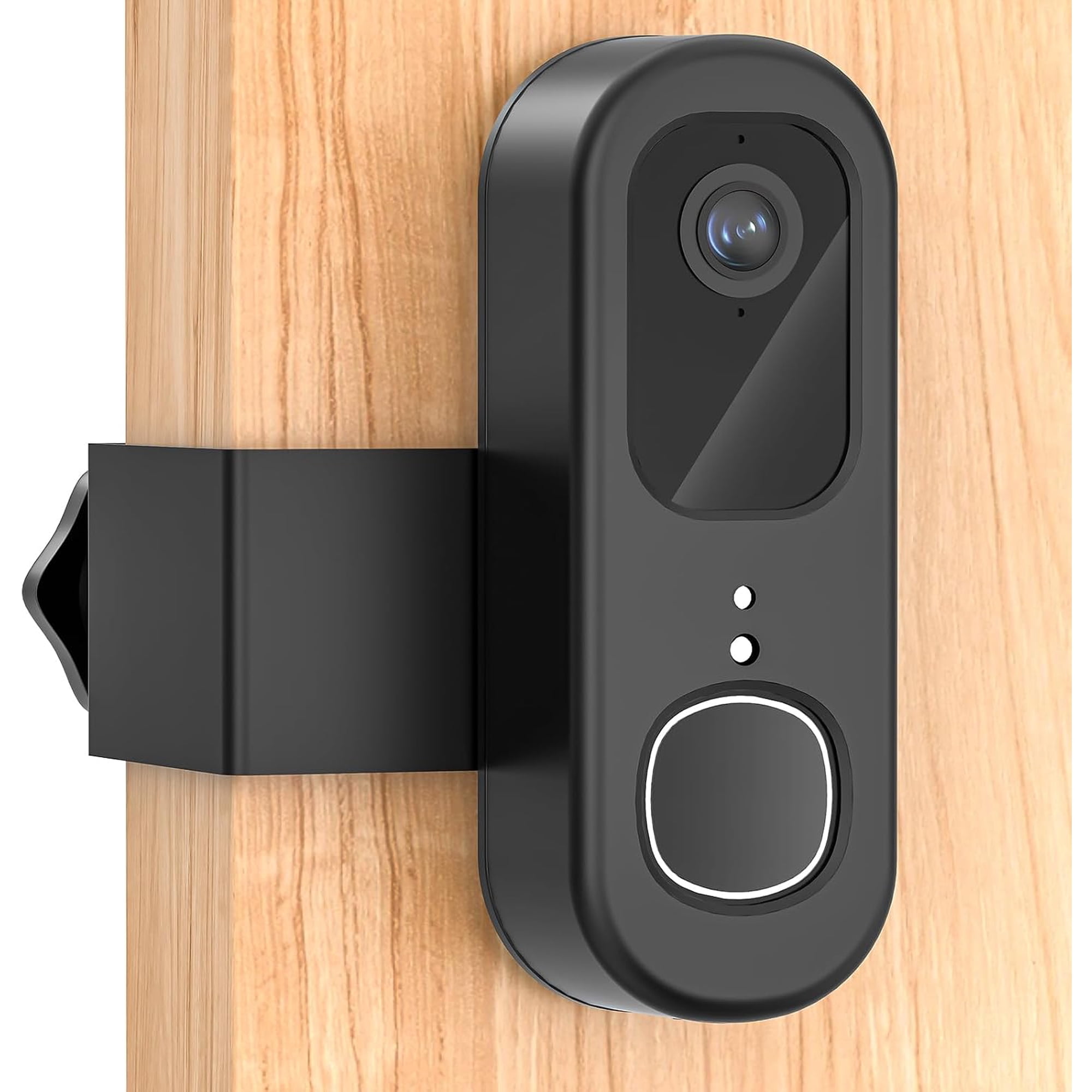 Anti-Theft Doorbell Mount for Arlo Video Doorbell 2K (2nd Gen) Arlo Camera Mount Easy No-Drill Mounting Bracket Weatherproof Protection for Arlo Doorbell Camera Ideal for Homes Apartments Rentals