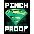 thumbnail image 2 of Boy's Superman St. Patrick's Day Pinch Proof Logo Graphic Tee Black X Small, 2 of 5