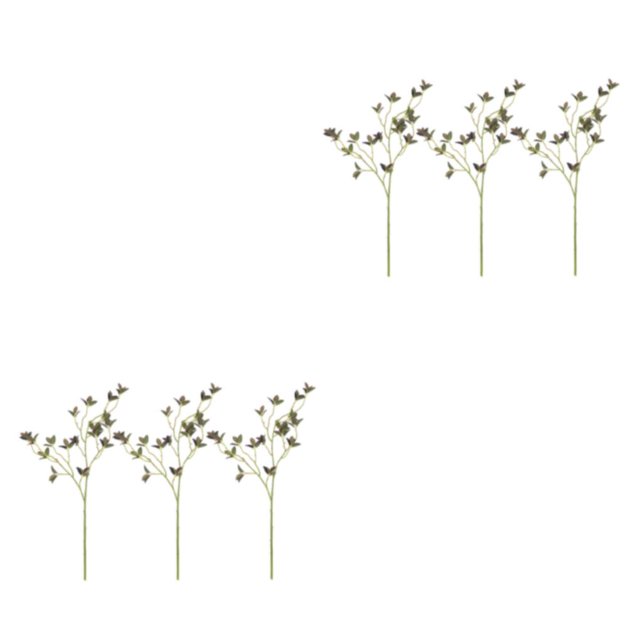 Bearachild 3 unids/set plantas simuladas para decoración del hogar elegante durabilidad duradera fácil de limpiar púrpura púrpura 2Conjunto