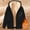 02 Black, variant on Mens Zipper Hoodies Fleece Zip Up Hooded Top Jacket Warm Jumper Loose Casual Print Fleece Lined Coat Thermal Sweatshirts Fashion Winter Casual Drawstring Jumpers