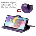 thumbnail image 6 of Dteck Folio Wallet Case For Samsung Galaxy A51Model SM-A515 (not Fit A51 5G), [ 9 Cedit Card Slots & Cash Pocket] Soft PU Leather Magnetic Case with Stand, Multi-function Purse Phone Case, Purple, 6 of 9
