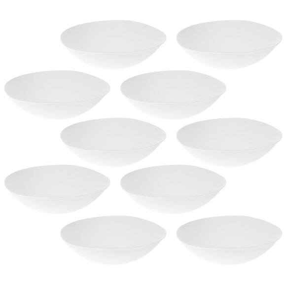 LOLIPPYY 5Pairs Bra Padding Soft Polyester Sports Bra Pads Replacement for Swimwear White