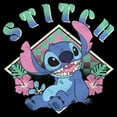 thumbnail image 2 of Womens Lilo & Stitch Distressed Checkerboard Stitch T Shirt, 2 of 4