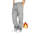 thumbnail image 1 of Arvbitana Cargo Sweatpants for Men Pants Casual Rope Fit Loose Sports Trousers Pants with Pockets S-XXL, 1 of 9