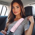 thumbnail image 2 of Uorisanigo Blue Rose Seatbelt Covers 2-Pack Universal Car Seat Belt Pads Cover Flannel Butterfly Seatbelt Cushion Soft Helps Protect You Neck and Shoulder from The Seat Belt Rubbing, 2 of 7