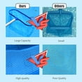 Pool Skimmer Net with Telescopic Pole Removal Rake Swimming Pool Ponds Fast Cleaning Tool with