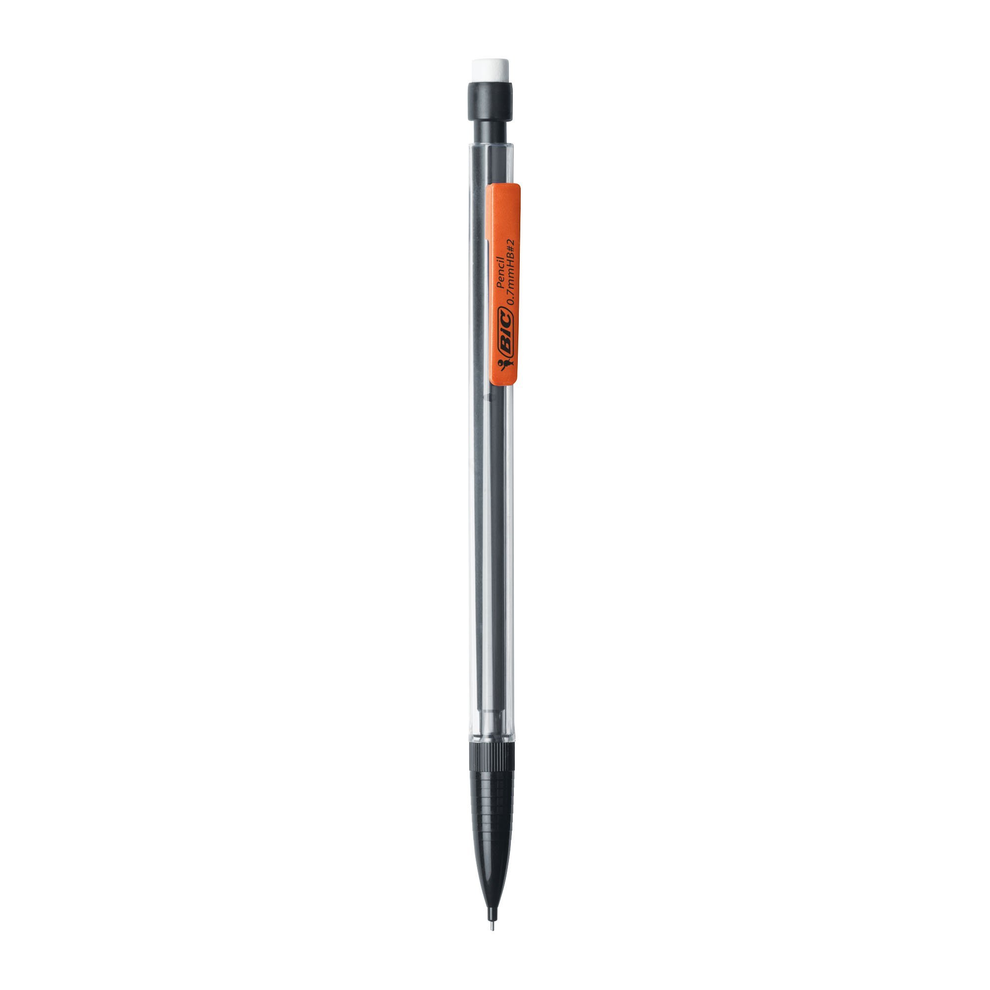 BIC Mechanical Pencils 40er Pack – Schwarze Mine Mit Bunten Clips Für Schule & Büro