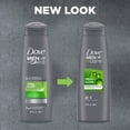 thumbnail image 5 of Dove Men+Care Fortifying 2 in 1 Shampoo and Conditioner for Normal to Oily Hair Fresh and Clean 12 oz, 5 of 5